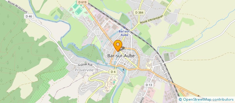 localisation de l'entreprise LUNA à BAR-SUR-AUBE