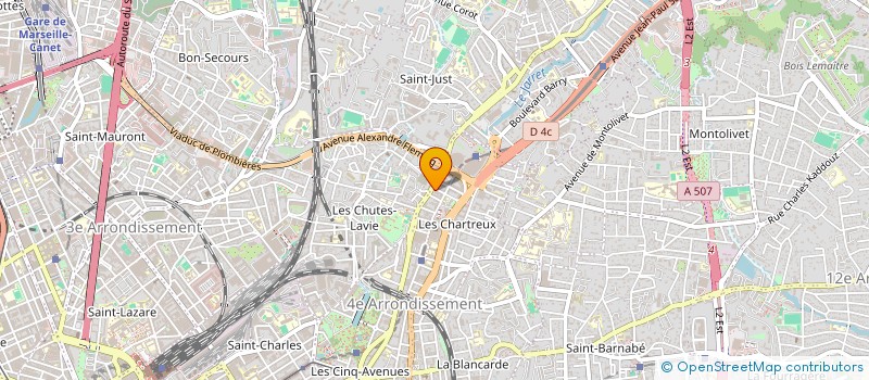 localisation de l'entreprise LUNA à MARSEILLE
