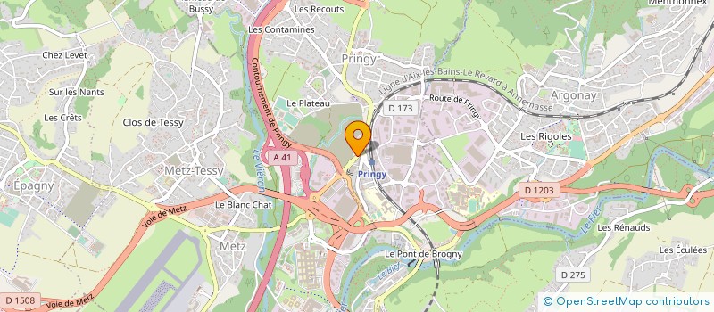 localisation de l'entreprise LUNA à ANNECY