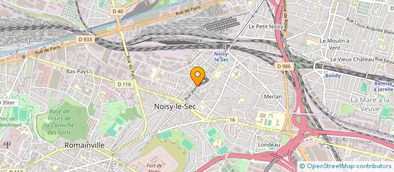 localisation de l'entreprise LUNA à NOISY-LE-SEC