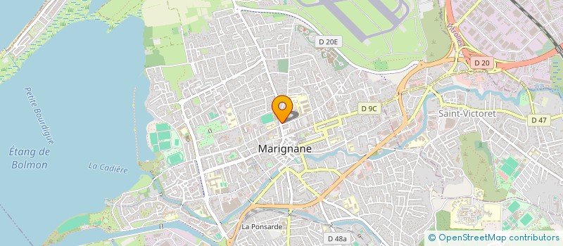 localisation de l'entreprise LUNA  MARIGNANE