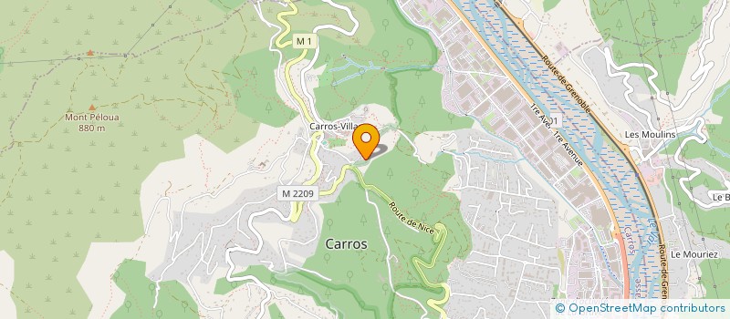 localisation de l'entreprise LUNA à CARROS