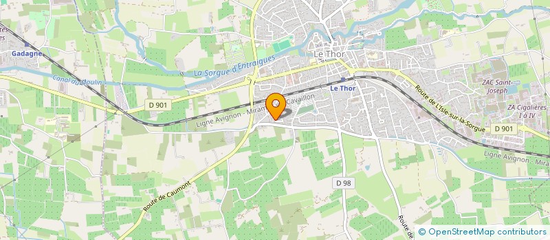 localisation de l'entreprise LUNA  LE THOR