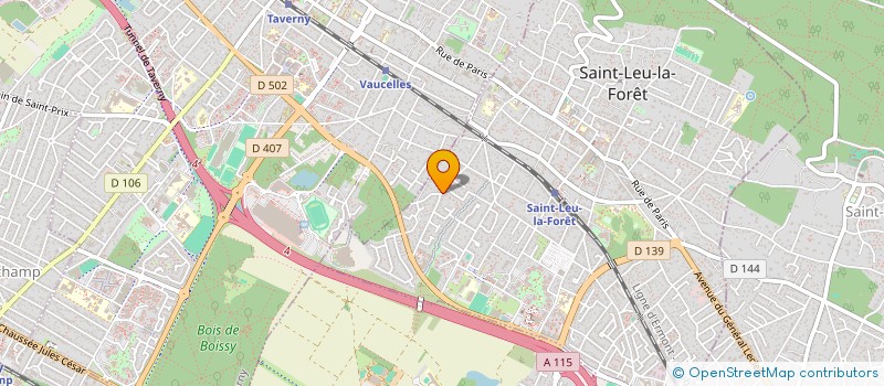 localisation de l'entreprise LUNA  TAVERNY