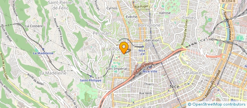 localisation de l'entreprise LUNA à NICE