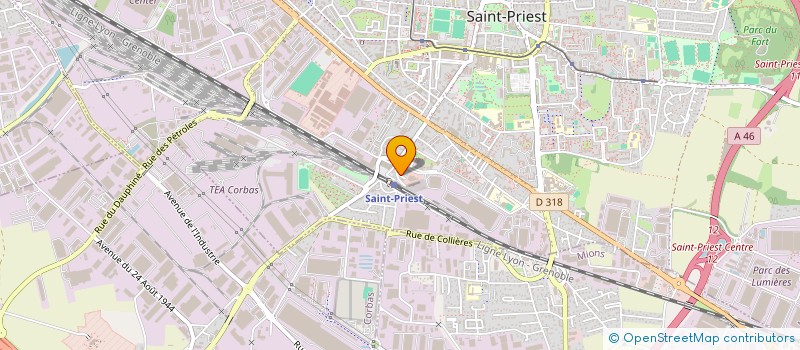 localisation de l'entreprise LUNA  SAINT-PRIEST