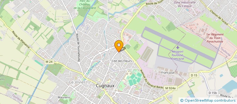 localisation de l'entreprise LUNA  CUGNAUX