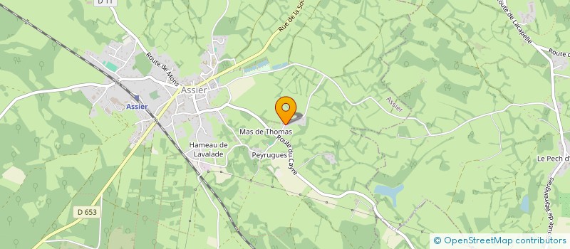 localisation de l'entreprise LUNA  ASSIER