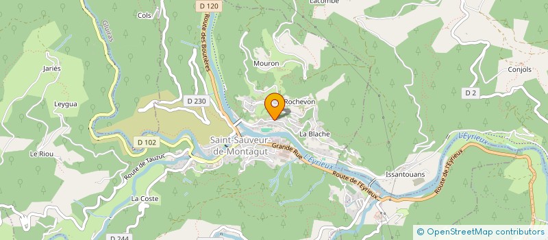 localisation de l'entreprise LUNA  SAINT-SAUVEUR-DE-MONTAGUT