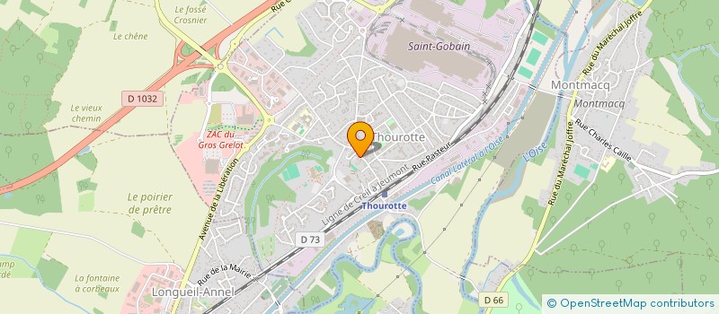 localisation de l'entreprise LUNA ANIS  THOUROTTE