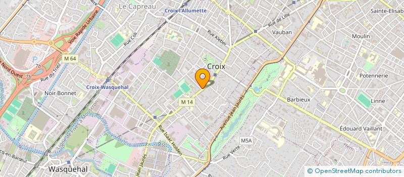 localisation de l'entreprise LUNA B INVEST  CROIX