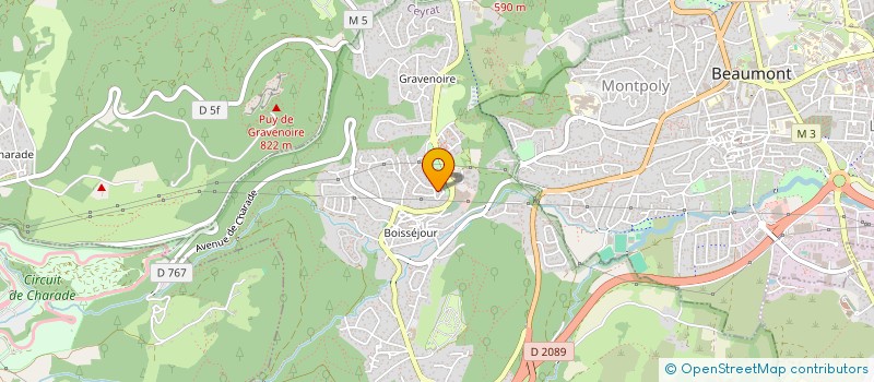 localisation de l'entreprise LUNA CARTONERA  CEYRAT