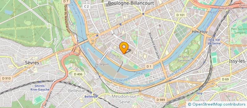 localisation de l'entreprise LUNA COHIBALT  BOULOGNE-BILLANCOURT