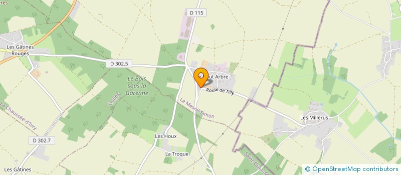 localisation de l'entreprise LUNA DE COUTERNE à LE MESNIL-SIMON