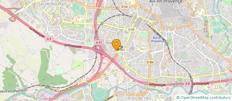 localisation de l'entreprise LUNA DEL SOL DESIGN à AIX-EN-PROVENCE
