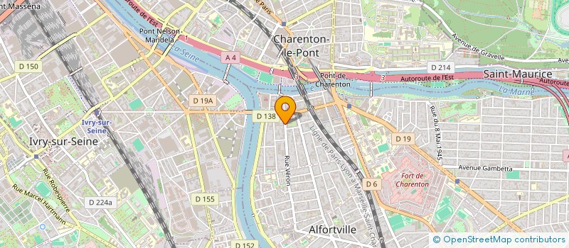 localisation de l'entreprise LUNA DISTRIBUTION à ALFORTVILLE