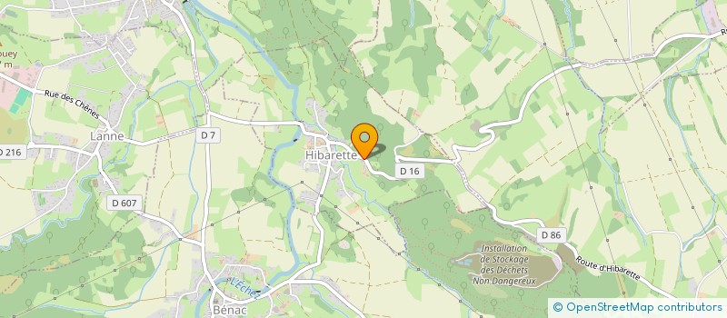 localisation de l'entreprise LUNA F  HIBARETTE