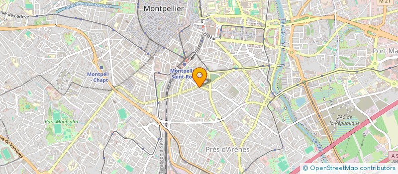 localisation de l'entreprise LUNA INVEST à MONTPELLIER