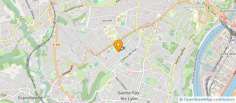 localisation de l'entreprise LUNA INVEST  SAINTE-FOY-LES-LYON