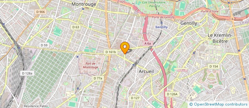 localisation de l'entreprise LUNA INVESTING à ARCUEIL