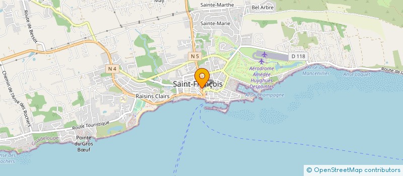 localisation de l'entreprise LUNA LOCATION à SAINT-FRANCOIS