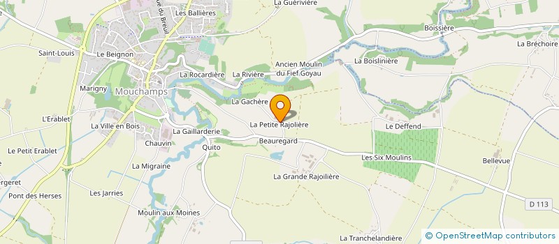 localisation de l'entreprise LUNA MEDIA à MOUCHAMPS
