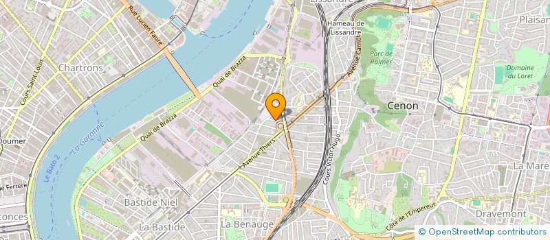 localisation de l'entreprise LUNA NOVA  BORDEAUX