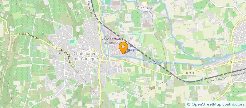 localisation de l'entreprise LUNA OC  CHATEAUNEUF-DE-GADAGNE