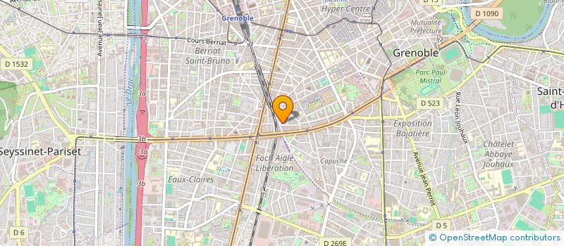 localisation de l'entreprise LUNA PARTICIPATIONS à GRENOBLE