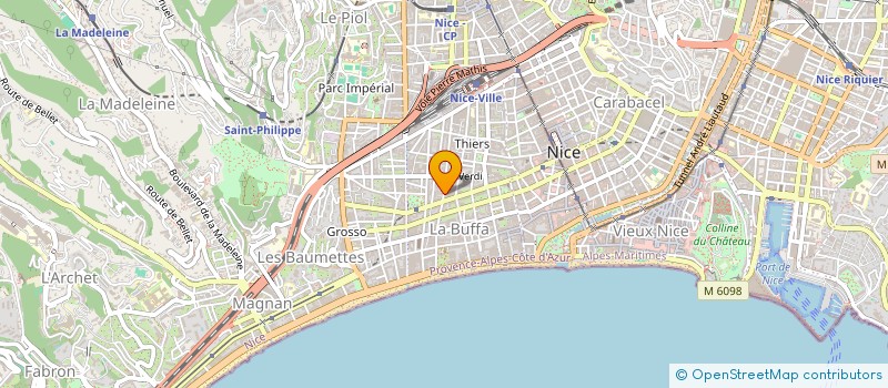 localisation de l'entreprise LUNA POP à NICE