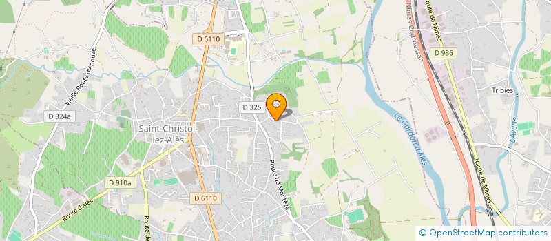 localisation de l'entreprise LUNA PRODUCTION  SAINT-CHRISTOL-LEZ-ALES