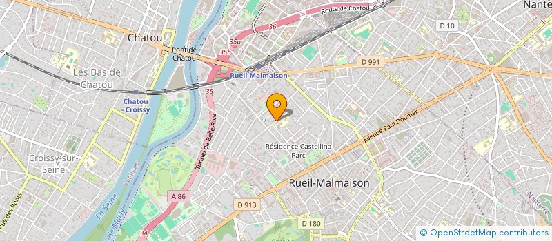 localisation de l'entreprise LUNA ROSA ODYSSEE à RUEIL-MALMAISON