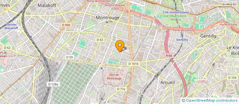 localisation de l'entreprise LUNABLUE PRODUCTIONS  MONTROUGE