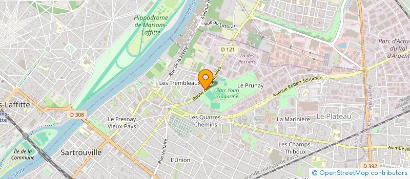 localisation de l'entreprise LUNACY RECORDS  SARTROUVILLE