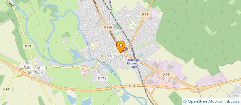 localisation de l'entreprise LUNADIS à PACY-SUR-EURE