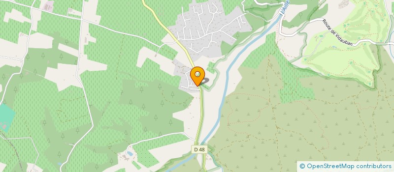 localisation de l'entreprise LUNAE  VIDAUBAN