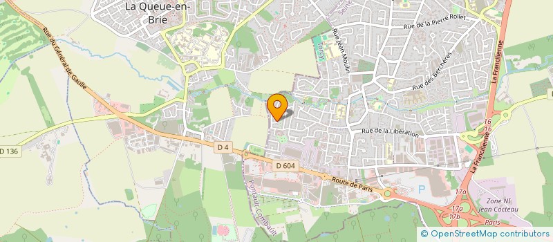 localisation de l'entreprise LUNAHO à PONTAULT-COMBAULT