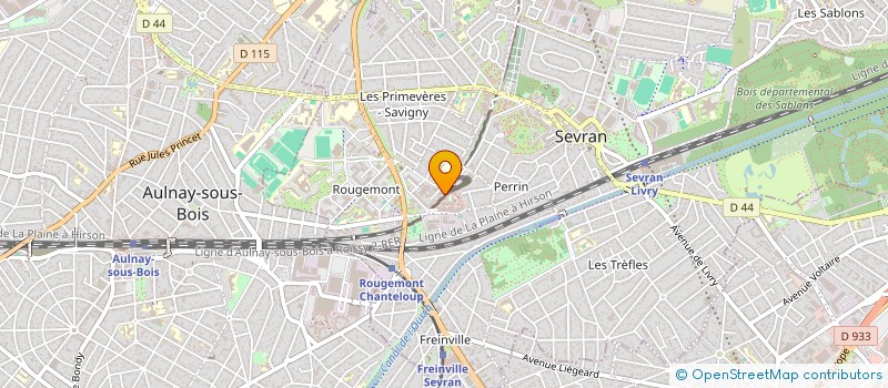 localisation de l'entreprise LUNAIRE à SEVRAN