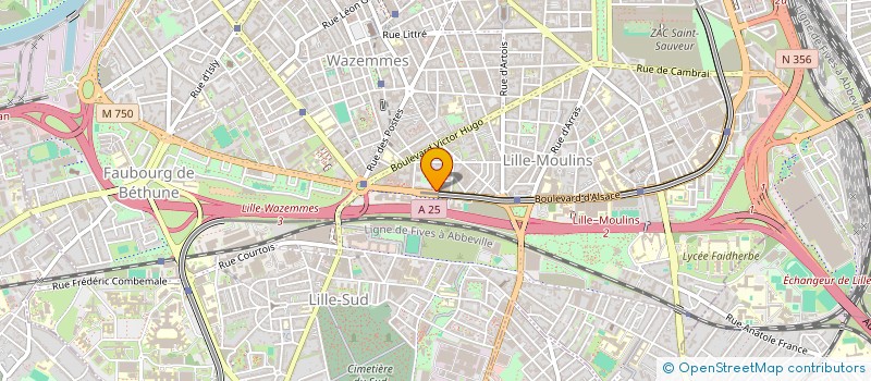 localisation de l'entreprise LUNAKO  LILLE