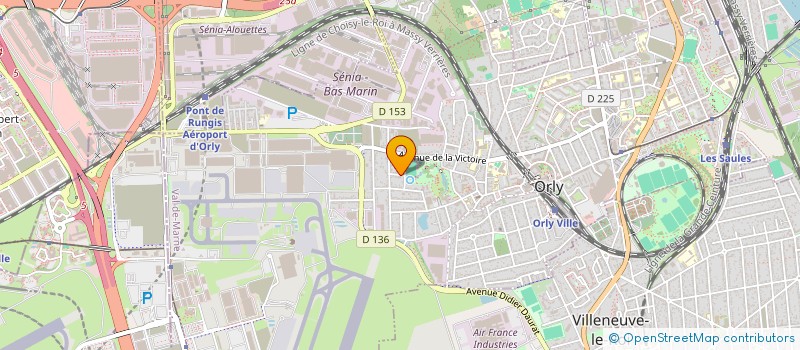 localisation de l'entreprise LUNALIA  ORLY