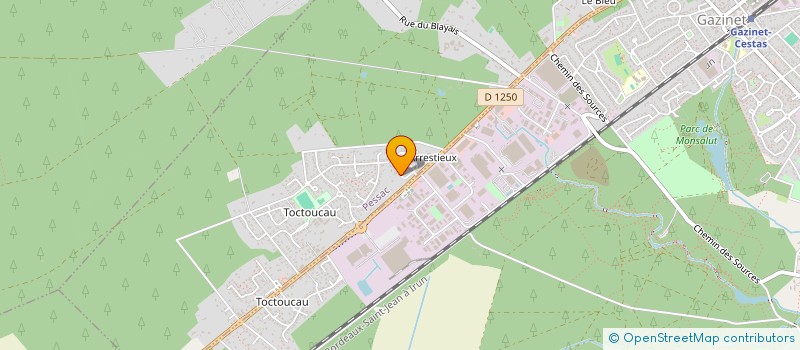 localisation de l'entreprise LUNALYS GROUP  PESSAC