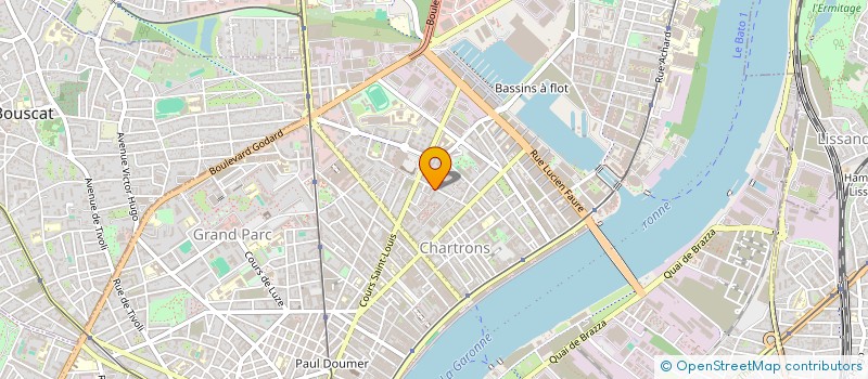 localisation de l'entreprise LUNAM  BORDEAUX