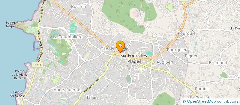 localisation de l'entreprise LUNAM-SOLEM à SIX-FOURS-LES-PLAGES