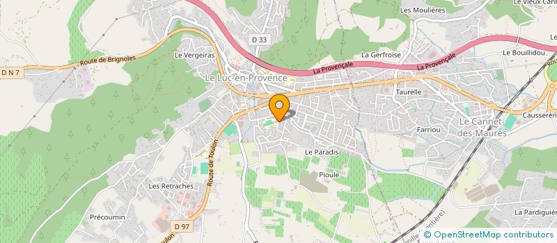 localisation de l'entreprise LUNAMAMA  LE LUC