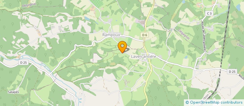 localisation de l'entreprise LUNANCE  LAVERCANTIERE