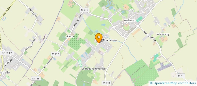 localisation de l'entreprise LUNANIMAL, MEDIATION PAR L'ANIMAL DES WEPPES à AUBERS