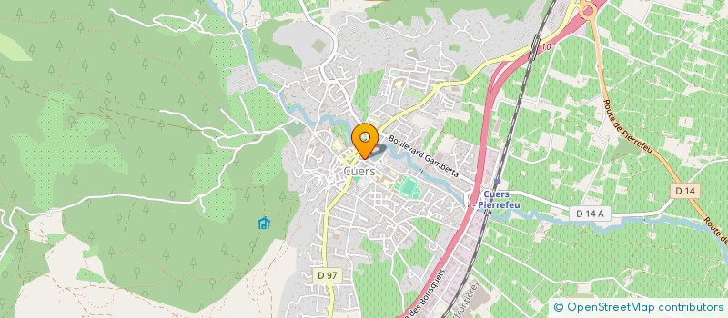 localisation de l'entreprise LUNAPAULCOIFF  CUERS