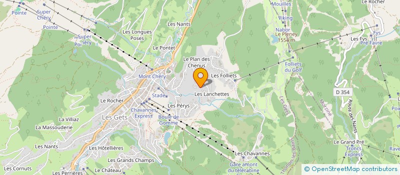 localisation de l'entreprise LUNAR PROPERTY SERVICES  LES GETS