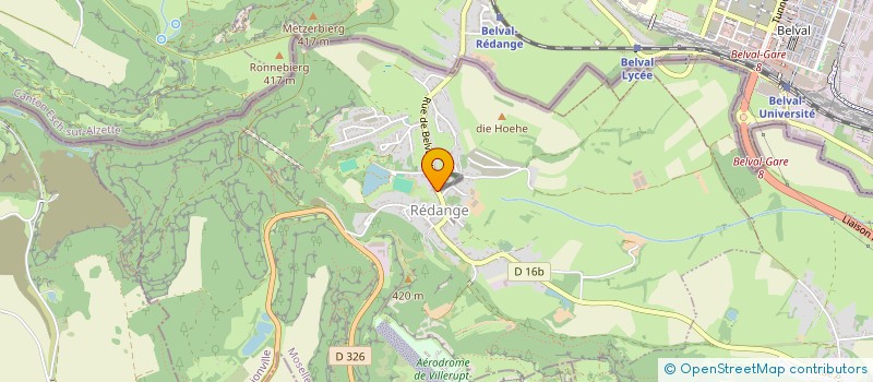 localisation de l'entreprise LUNARA GESTION  REDANGE