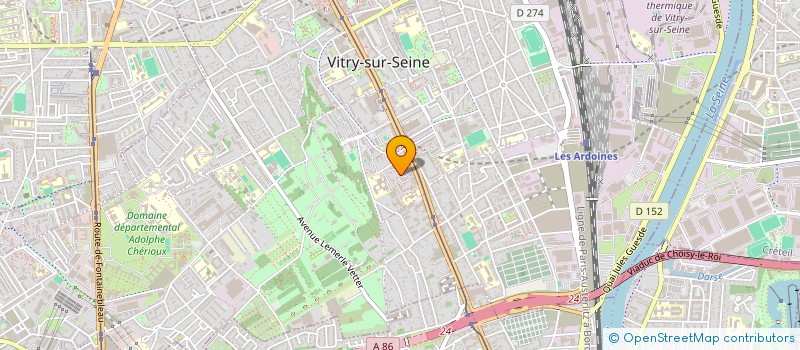 localisation de l'entreprise LUNARES & TACONES  VITRY-SUR-SEINE